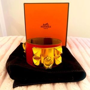 ‼️SOLD‼️HERMES UNUSED Collier de Chien bracelet               💯AUTHENTIC 🥰🥰🥰